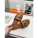 Hermes flat heeled slippers